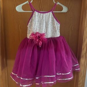 Sparkling Pink Kids Costume Dress